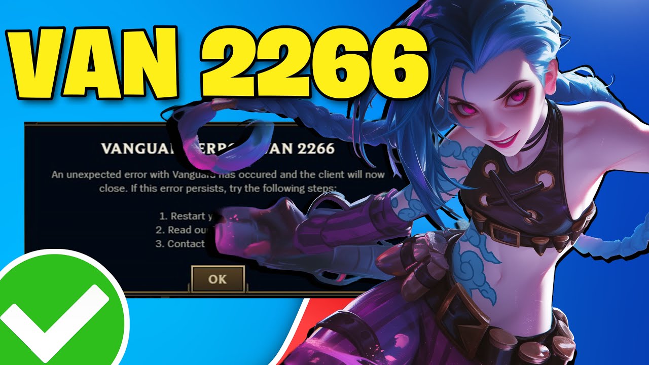 Solución al Error Vanguard: VAN 2266 en League of Legends ✅ RAPIDO Y Fácil 2025 🎮🔥