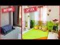 Extreme Bedroom Makeover without Bed| Renter friendly Bedroom Makeover low budget