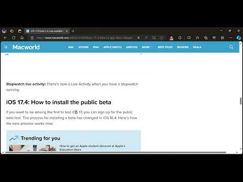 iOS 17.4 and ipad os 17.4 beta 2 is now available