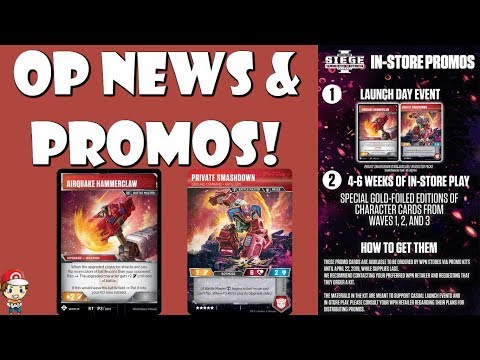 Transformers Release Day Promo Revealed! Private Smashdown! (also OP News!) Video