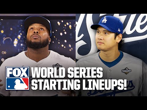 Dodgers vs. Blue Jays: World Series Starting Lineups 🔥⚾️ | MLB on FOX