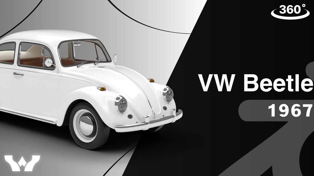 Volkswagen Beetle Type 1 1200 1965 HQ 3D Model