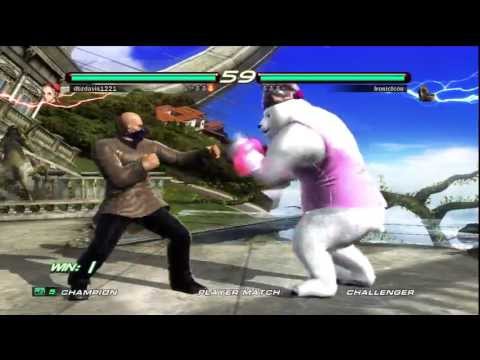 Tekken 6 Kuma / Panda vs Christie, Feng, & Lars Matches #1 3/17