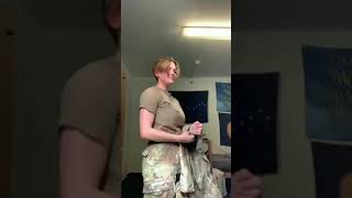 Hot military girl