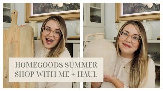 HOMEGOODS SHOP WITH ME + DECOR HAUL | AFFORDABLE HOME DECOR | SUMMER 2023