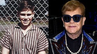 Elton John transformation from 0 to 70 years old