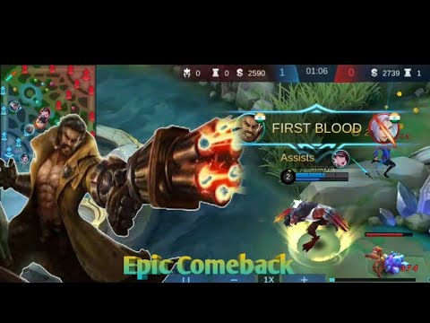 Epic Comeback Roger The Wolf King||Mobile  Legends Bang Bang