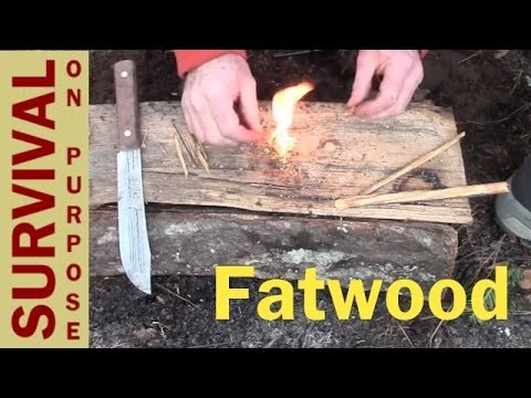 I Love Me Some Fatwood - My Favorite FireStarter
