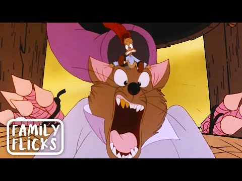 Fievel Fights The Cats | An American Tail (1986) | Family Flicks