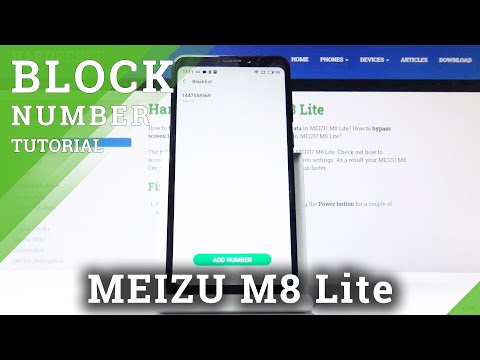 How to Block Number in MEIZU M8 Lite - Create Blacklist