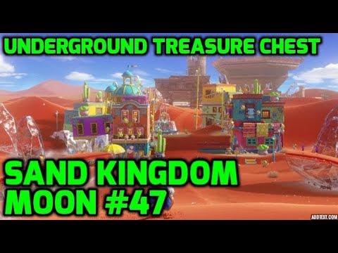 Super Mario Odyssey - Sand Kingdom Moon #47 - Underground Treasure Chest