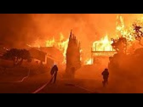 BREAKING Southern California Thomas fire  burned 50,000 acres destroyed 150+ Homes December 2017 Video