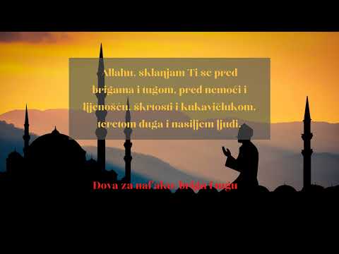 Dova za nafaku, otklanjanje brige i tuge