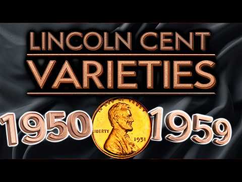 All Lincoln Cent Varieties Worth Money From 1950 to 1959