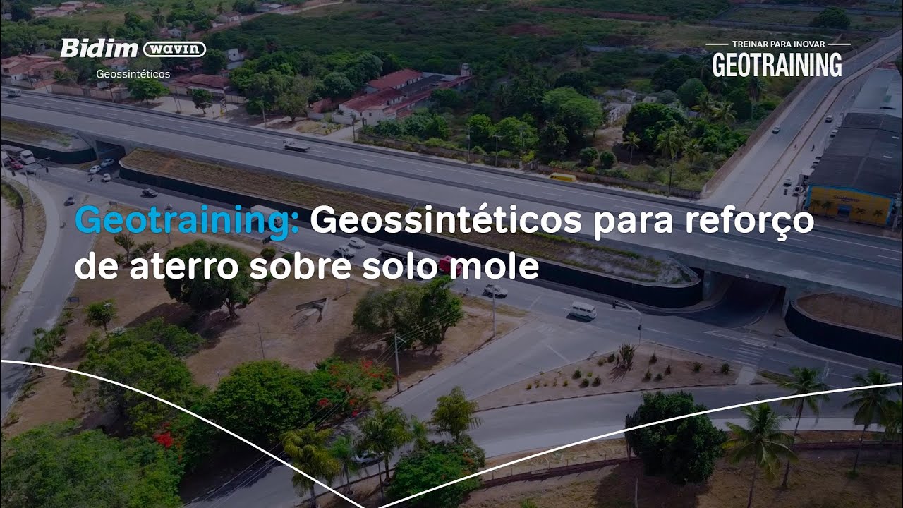 Geotraining - Geossintéticos para reforço de aterro sobre solo mole