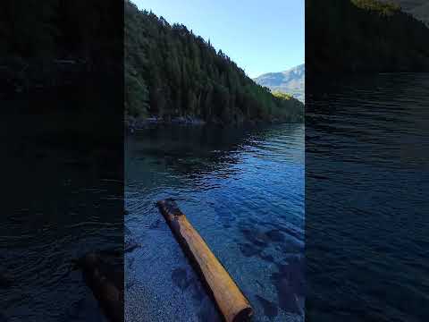 ¿Hay una Bahia más BELLA en el LAGO PUELO? Las Lagrimas #verano 2024 #trekking #short #argentina