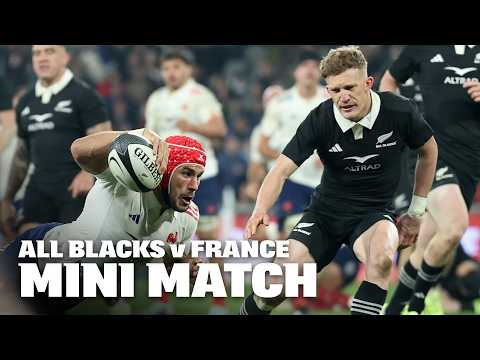 All Blacks v France Dunedin 2025 MINI MATCH