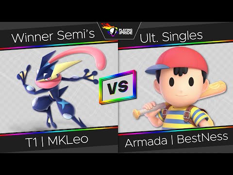 Playing for Pride: T1 | MKLeo (Greninja) Vs Armada | BestNess (Ness) Winner's Semi's