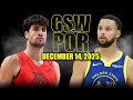 Golden State Warriors Vs Portland Trail Blazers Full Game Highlights December 14 2025 NBA Season