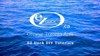 EZ Dock GTA DIY Tutorials: Assembling Standard Pipe Bracket (In-water)