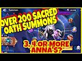 OVER 200 Sacred Oath Summons for OP Hero Anna | Mobile Legends Adventure
