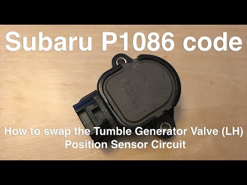 Subaru P1086 Error Code: How to swap the TGV position sensor in a 2004 Impreza