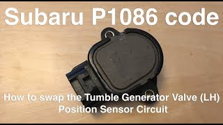 Subaru P1086 Error Code: How to swap the TGV position sensor in a 2004 Impreza