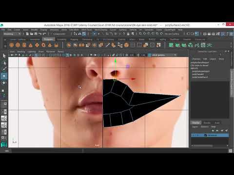 Learn Maya Character Head Modeling for Beginners