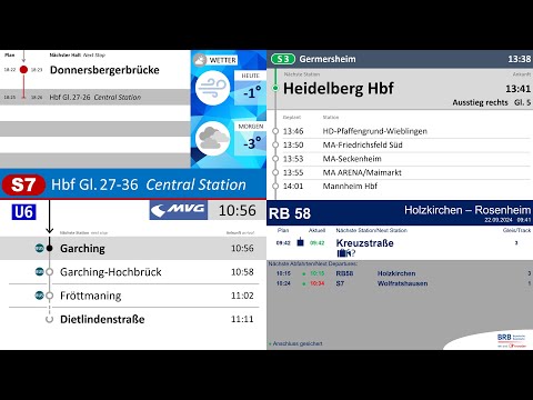 Ansagen Mix #15 mit S-Bahn München, DB Regio, MVG und BRB