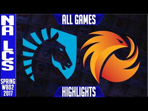 Team Liquid vs Phoenix 1 All Games - NA LCS W8D2 Spring 2017 - TL vs P1 All Games