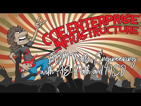 CCIE Enterprise Infrastructure Lesson 56 - BGP Traffic Engineering with AS Path and MED