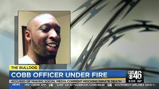 Cobb County detective under fire for comments after inmate death