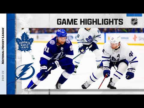 Maple Leafs @ Lightning 4/21 | NHL Highlights 2022
