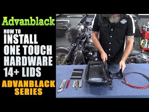 Advanblack DIY Install One Touch Hardware 14+ Harley Touring Motorcycle