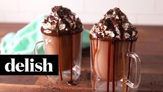 Mudslide Hot Chocolate | Delish