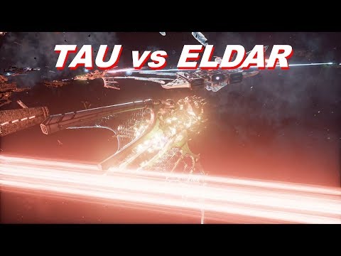 TAU vs Eldar! Rank 37, Heroic Difficulty, 1500 Points - Battlefleet Gothic Armada