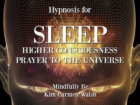 😴ॐPrayer to the universe  |  Hypnosis to access higher consciousness before sleep ~ Female voice Video