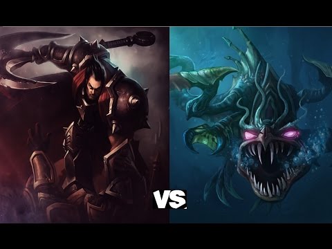 Mudjaco - Darius vs Cho Gath Top 10 Best First BLOOD!