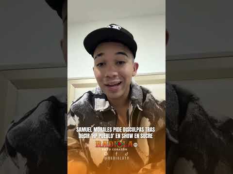 Samuel Morales pide disculpas tras decir 'hp pueblo' en show en Sucre