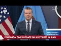 Iran S Supreme Leader Wounded Likely Disfigured Says Hegseth Full Presser