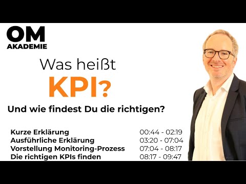 Was heißt KPI? - Wie finde ich die richtigen Key Performance Indicator? - Marketing Grundlagen