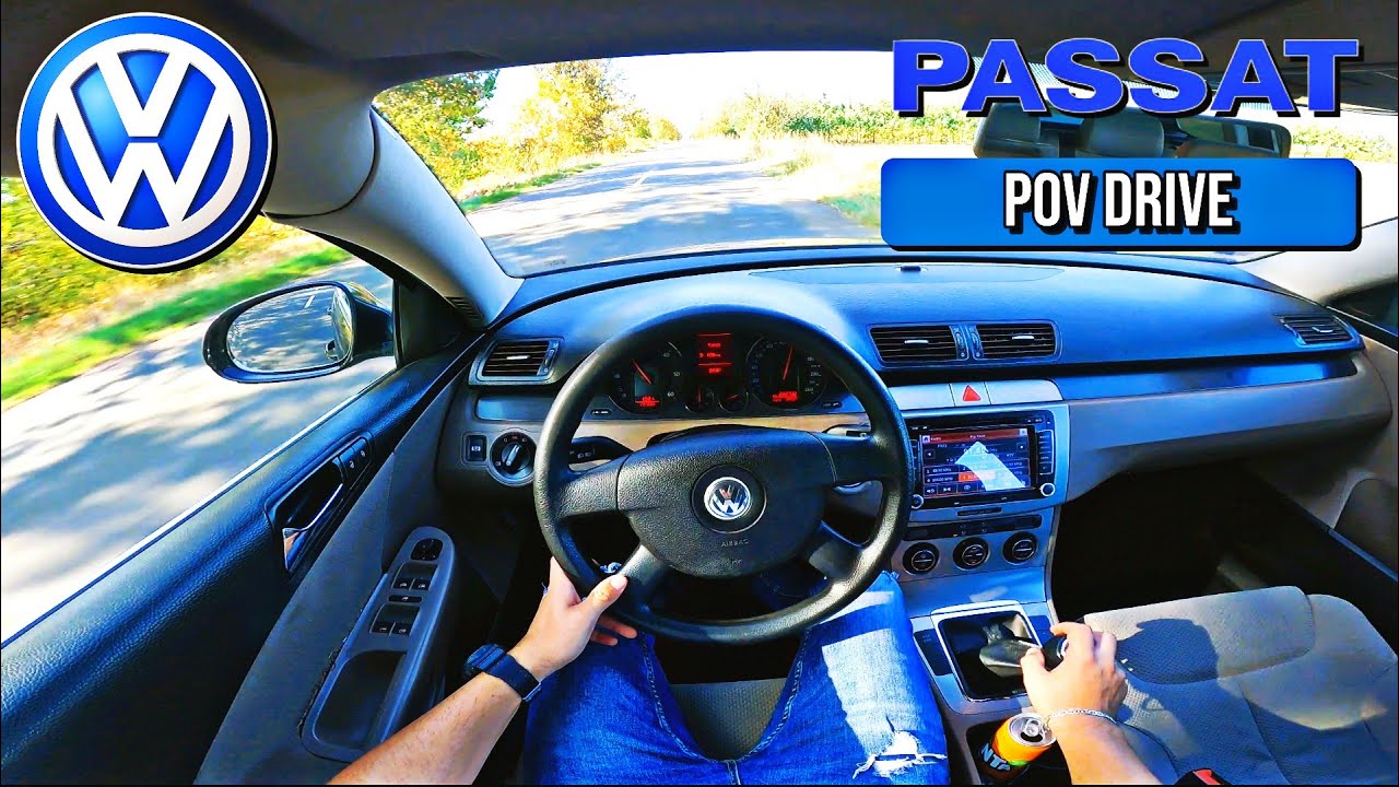 2007 VOLKSWAGEN PASSAT B6 2.0 TDI POV TEST DRIVE ...