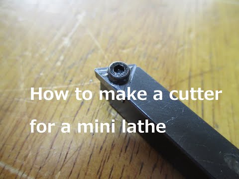 How to make carbide insert tool holder cutting tool