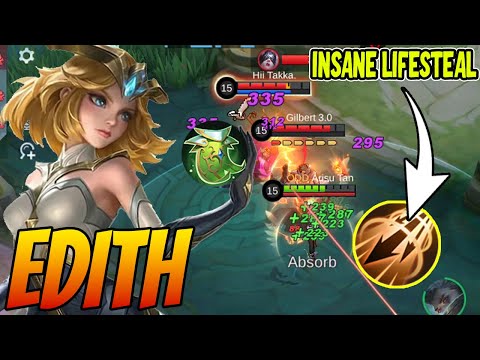 EDITH BROKEN DAMAGE BUILD ITEM - Edith Best Build 2023 ~ MLBB