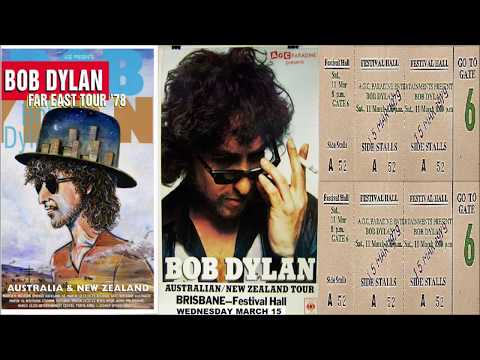 Bob Dylan 1978 Far East Tour - Festival Hall Brisbane, Queensland, Australia 15 March 1978