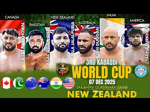 LIVE - New Zealand World Kabaddi Cup 2025 - NZ Kabaddi