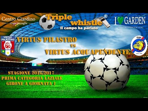 CALCIO, PRIMA CATEGORIA:  Virtus Pilastro - Virtus Acquapendente, stagione 2016-2017