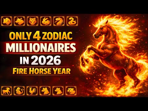 Only THESE 4 Chinese Zodiac Animals Signs Get RICH in 2026 Fire Horse Year | Grandmaster Lin