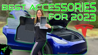 The Top Model Y/3 ACCESSORIES For 2023 | The top 10 MUST HAVE accessories for your new Tesla!