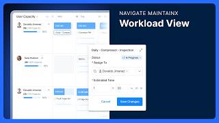 Navigate MaintainX | Workload View